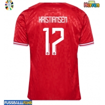 Dänemark Victor Kristiansen #17 Heimtrikot EM 2024 Kurzarm